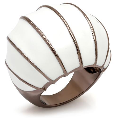 JCE1638 Chocolate Gold Brass Ring with No Stone