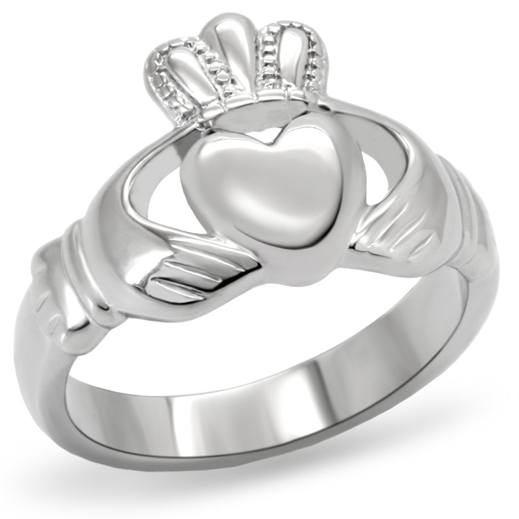 JCE160 High polished (no plating) Stainless Steel Ring with No Stone
