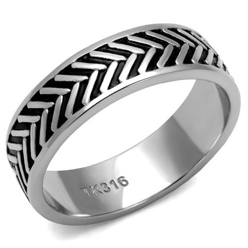 JCE2899 High polished (no plating) Stainless Steel Ring with No Stone