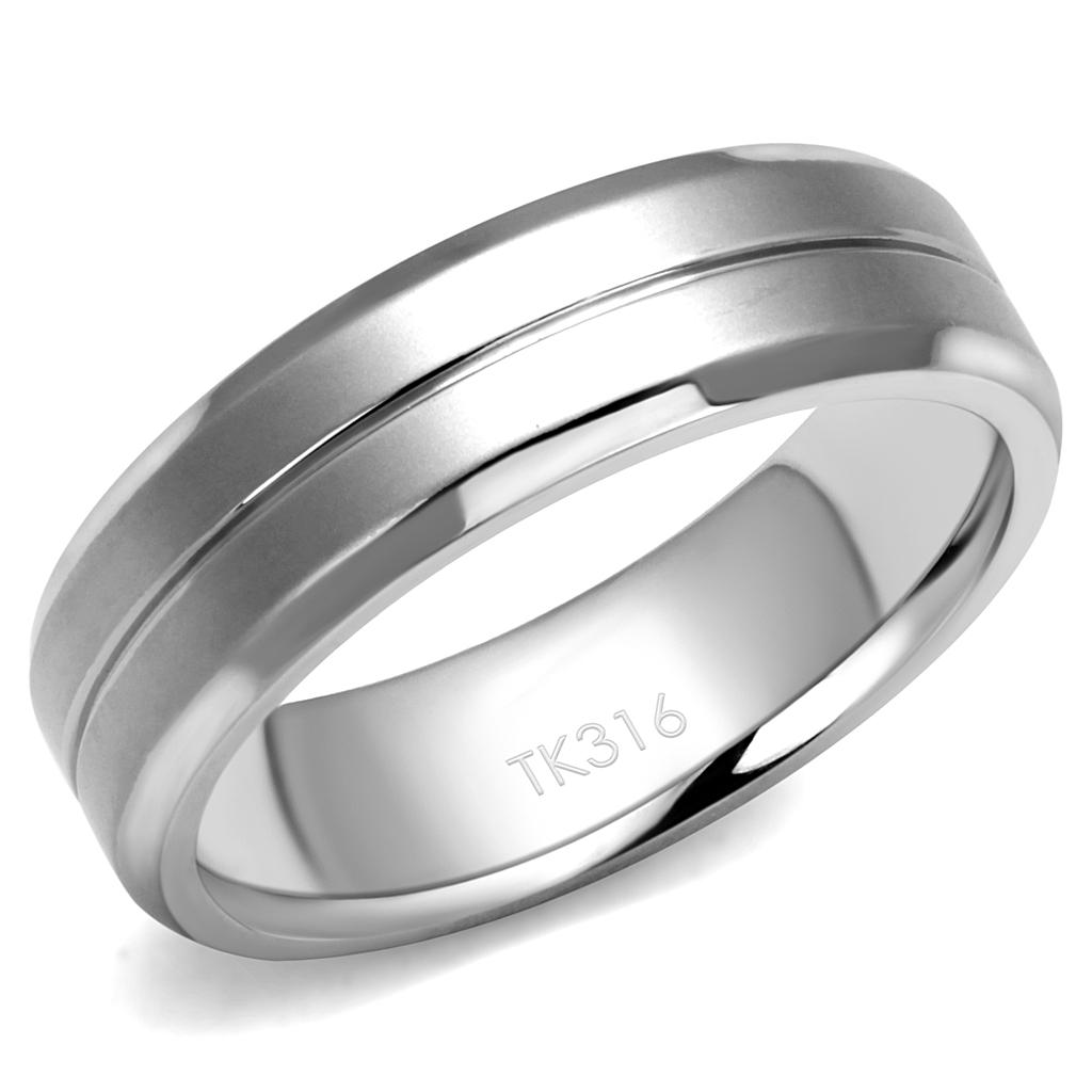 JCE2917 High polished (no plating) Stainless Steel Ring with No Stone