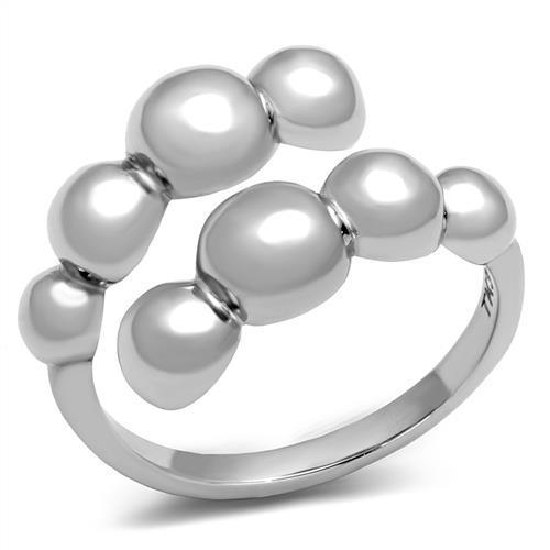 JCE3089 High polished (no plating) Stainless Steel Ring with No Stone